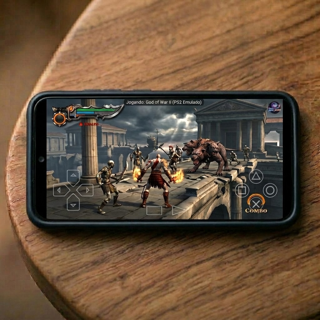 God of War II — gameplay emulado PS2