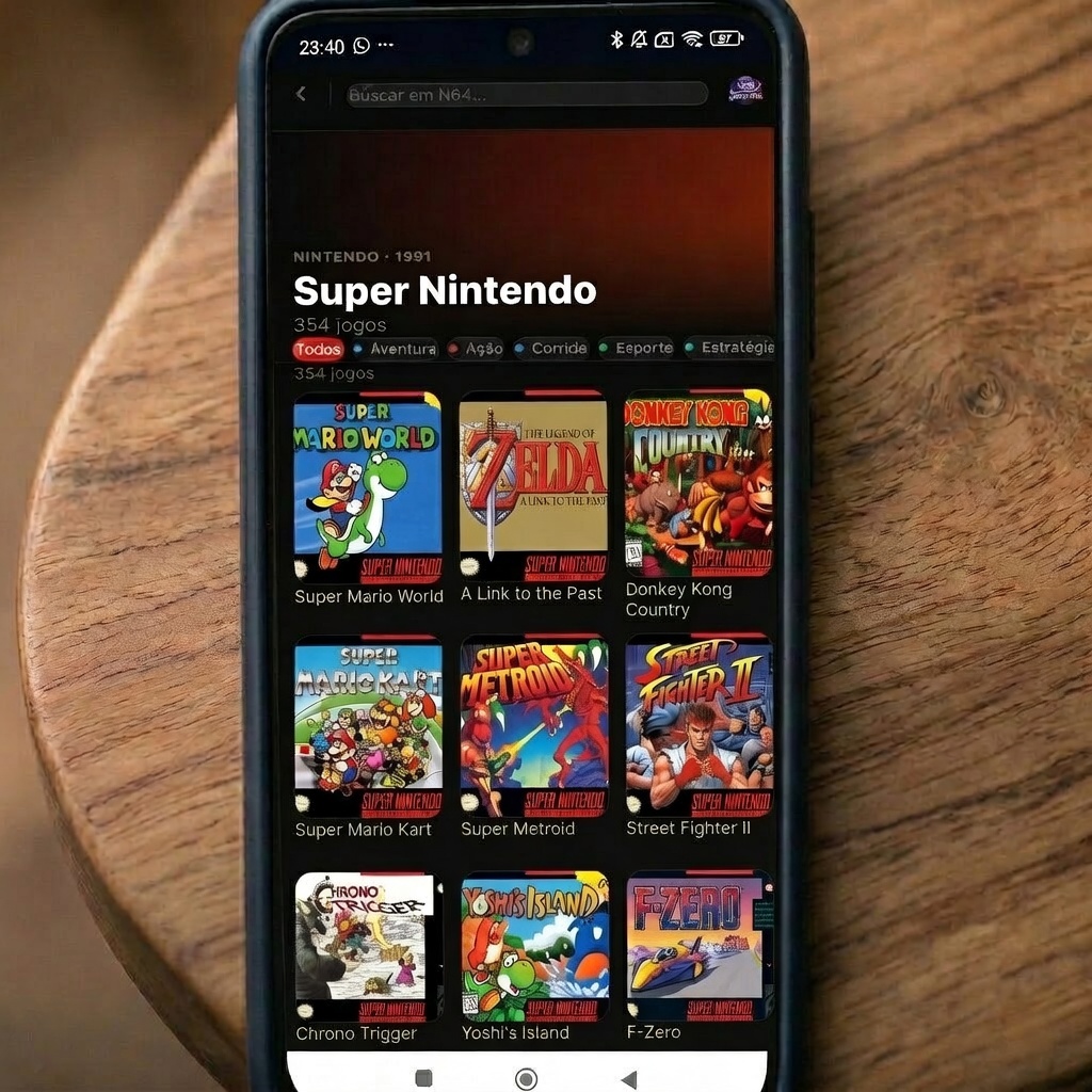 Super Nintendo — 354 jogos