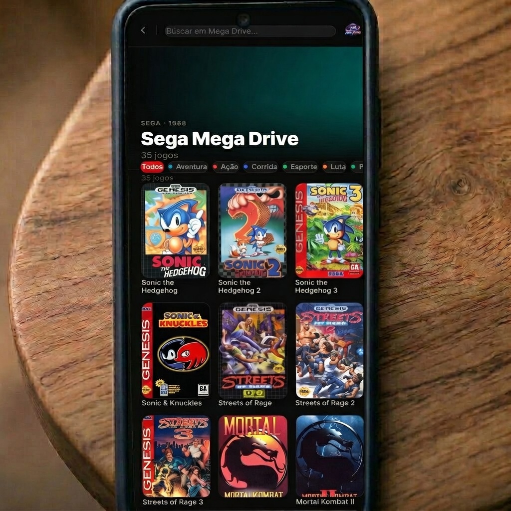 Sega Mega Drive — 35 jogos