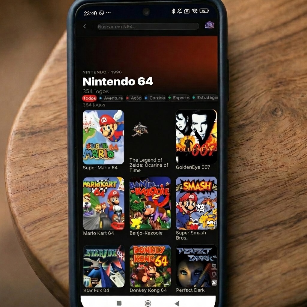 Nintendo 64 — 354 jogos